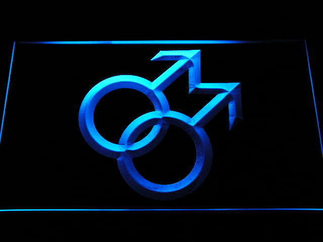 Proud of Gay Man Man Link Together Decor Neon Light